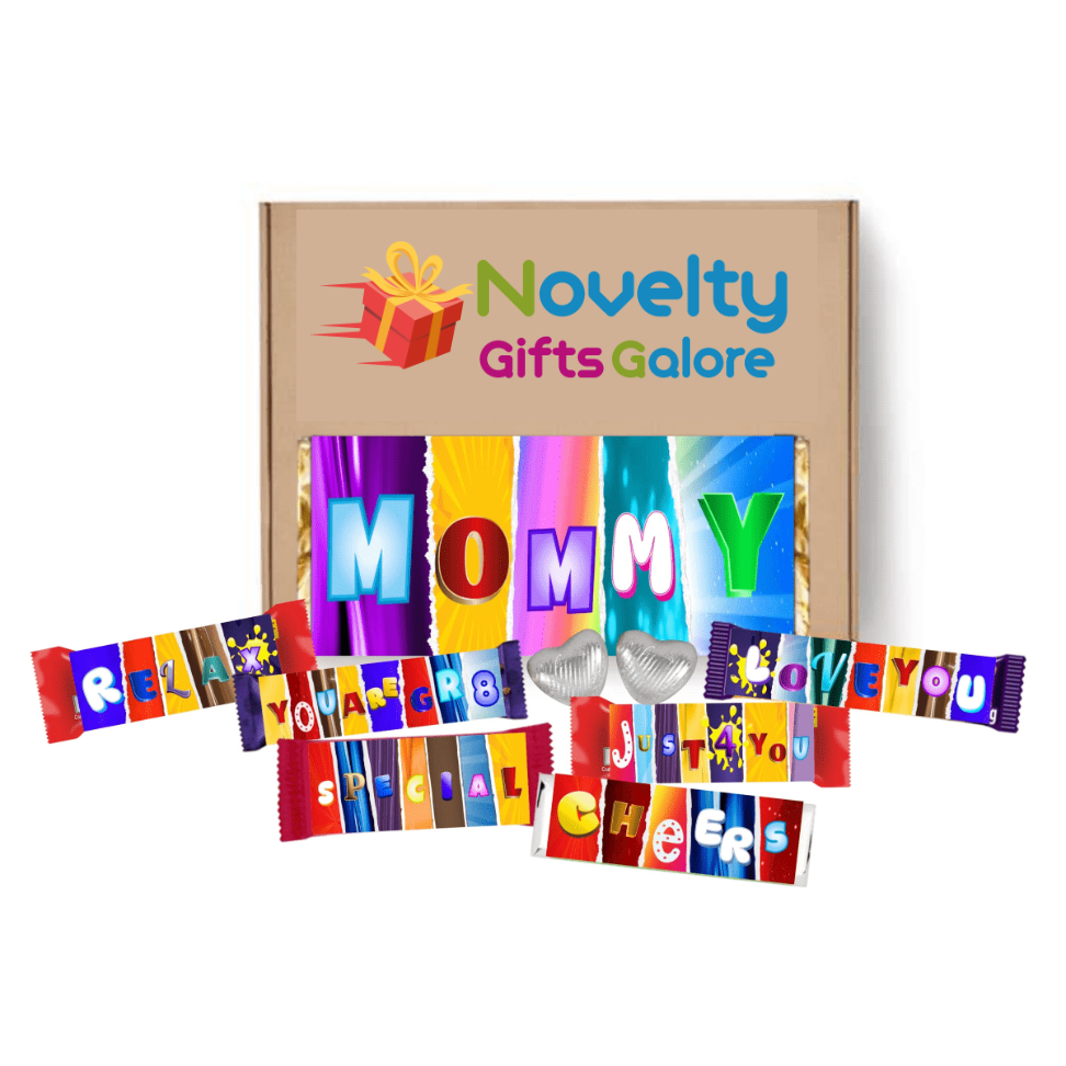 Mother’s Day Chocolate Gift Box with Fun Wrappers and Assorted Treats Mother’s Day Chocolate Gift Box with Fun Wrappers and Assorted Treats
