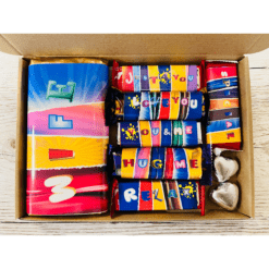 Valentine’s Chocolate Gift Box for Wife with Novelty Wrappers and Assorted Treats