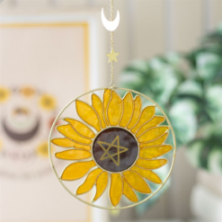 Bee Radiant Sunflower Suncatcher