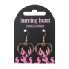 Burning Heart Earrings
