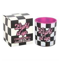 Alternative view of Light It Up Strawberry Vanilla Candle