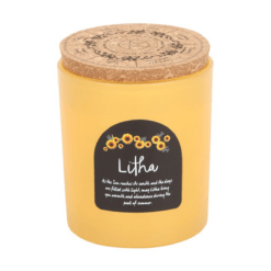 Alternative view of Litha Wildflower Wheel of the Year Candle