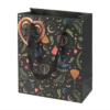 Medium Black Midnight Bloom Print Giftbag