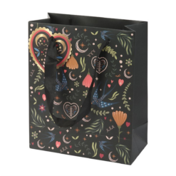 Alternative view of Medium Black Midnight Bloom Print Giftbag