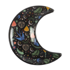 Alternative view of Midnight Bloom Crescent Moon Trinket Dish