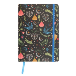 Alternative view of Midnight Bloom Print A5 Notebook