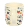 Cream Midnight Bloom Print Mug