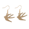 Blue Spread Your Wings Swallow Earrings
