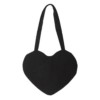 Burning Heart Satin Tote Bag