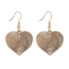 Checkerboard Heart Earrings