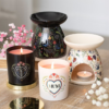 Cream Midnight Bloom Print Oil Burner