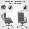 Charcoal Grey Office Gaming Chair – Ergonomic Linen Fabric Swivel Desk Chair