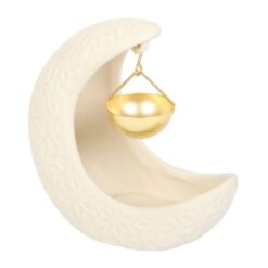 Alternative view of Crescent Moon Hanging Oil Burner
