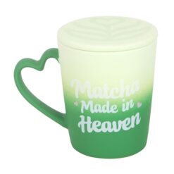 Alternative view of Matcha Made in Heaven Mug with Coaster Lid