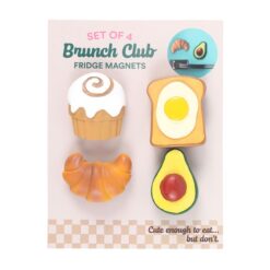 Alternative view of Brunch Club Fridge Magnet Set