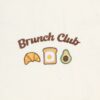 Brunch Club Embroidered Tote Bag
