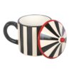 Black Striped Circus Tent Mug