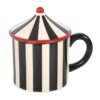 Black Striped Circus Tent Mug