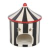 Black Striped Circus Tent Oil Burner