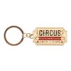 Admit One to the Abyss Circus Ticket Keyring
