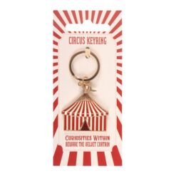 Alternative view of Circus Tent Keyring