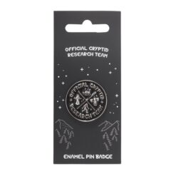 Alternative view of Cryptid Research Team Enamel Pin Badge