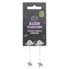 Glow in the Dark Alien Abduction Dangle Earrings