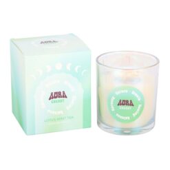 Alternative view of Aura Energy Lotus Mint Tea Iridescent Candle