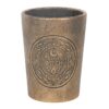 Garden Witch Bronze Effect Terracotta Plant Pot