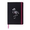 Flamin-goth A5 Notebook with Patch and Sticker Sheet