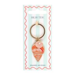 Alternative view of High Tide Shell Keyring