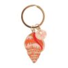 High Tide Shell Keyring