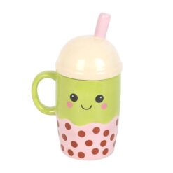 Alternative view of Kawaii Bubble Tea Lidded Mug