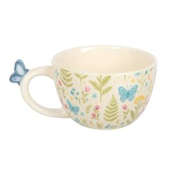 Alternative view of Luna Bloom Floral Print Mug with Butterfly