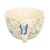 Luna Bloom Floral Print Mug with Butterfly