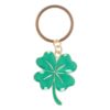Lucky Four-Leaf Clover Keyring