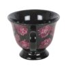 Dark Romance Floral Print Teacup