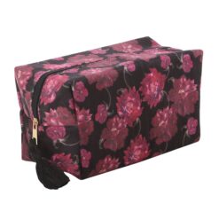 Alternative view of Dark Romance Floral Print Makeup Bag