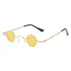 Small Round Sunglasses Metal Frame – UV400 Retro Punk Glasses for Men and Women