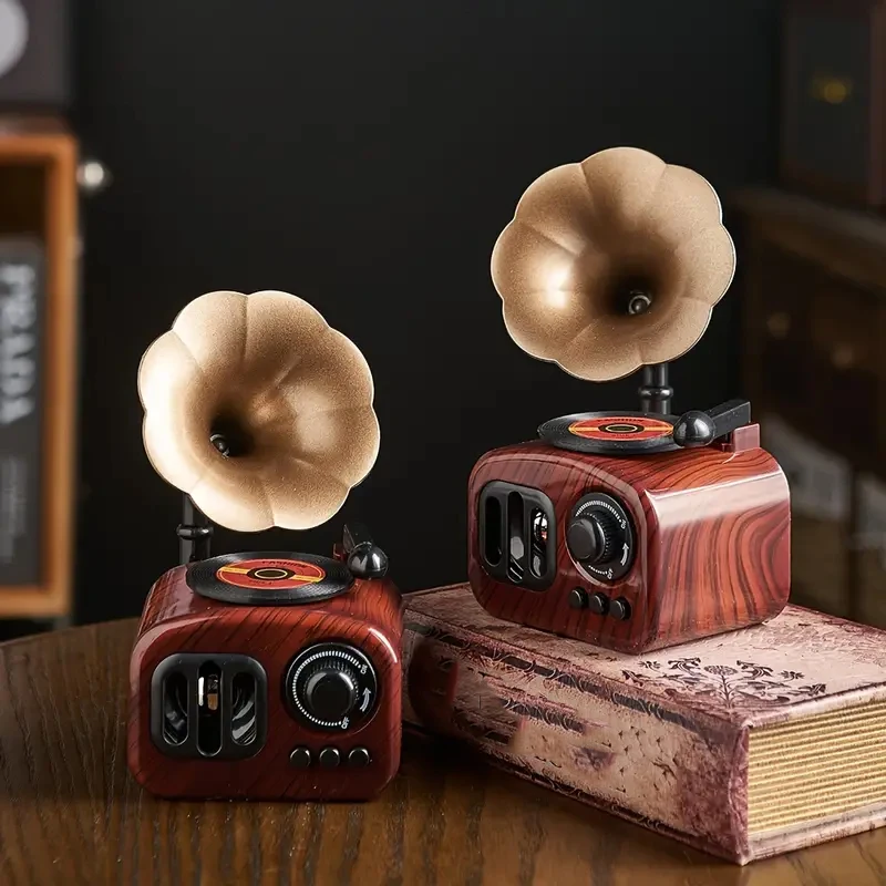 Vintage Gramophone Music Box – Decorative Wind-Up Home Ornament Vintage Gramophone Music Box – Decorative Wind-Up Home Ornament - Image 8