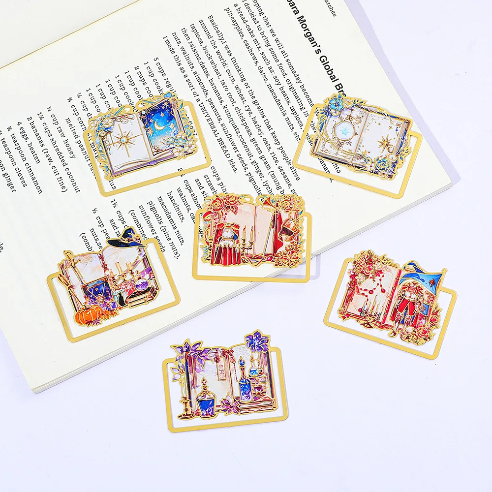 Gothic Metal Bookmark Page Clip – Vintage Hollow Book Marker for Reading Gothic Metal Bookmark Page Clip – Vintage Hollow Book Marker for Reading - Image 6