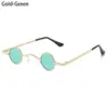 Small Round Sunglasses Metal Frame – UV400 Retro Punk Glasses for Men and Women
