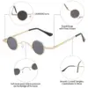 Small Round Sunglasses Metal Frame – UV400 Retro Punk Glasses for Men and Women