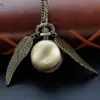 Magic Gold Fairy Ball Pocket Watch Necklace – Vintage Quartz Pendant Watch Magic Gold Fairy Ball Pocket Watch Necklace – Vintage Quartz Pendant Watch