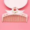 Anime Metal Hair Comb Cosplay Prop – Pink Cartoon Decorative Hair Accessory