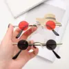 Small Round Sunglasses Metal Frame – UV400 Retro Punk Glasses for Men and Women