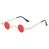 Small Round Sunglasses Metal Frame – UV400 Retro Punk Glasses for Men and Women