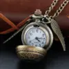 Magic Gold Fairy Ball Pocket Watch Necklace – Vintage Quartz Pendant Watch Magic Gold Fairy Ball Pocket Watch Necklace – Vintage Quartz Pendant Watch