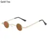 Small Round Sunglasses Metal Frame – UV400 Retro Punk Glasses for Men and Women