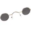 Small Round Sunglasses Metal Frame – UV400 Retro Punk Glasses for Men and Women